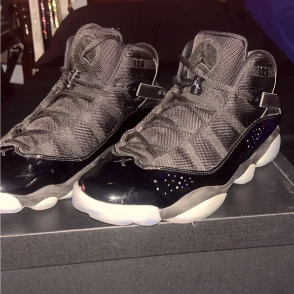 Jordan 6 rings black and ice sale